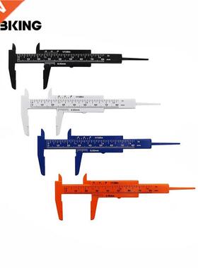 Mini Plastic Vernier Caliper Gauge Micrometer 80MM Mini Rule