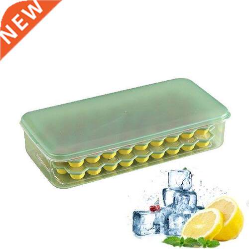 Ice Cube Tray Ice Cube Molds With Lid And Bin Hexagon Ice