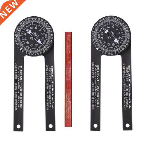 Woodworking Scale Mitre Saw Protractor Angle Level with Mark