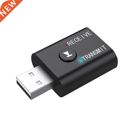 USB Bluetooth-compatible 5.0+EDR Transmitter Receiver 2 AUX