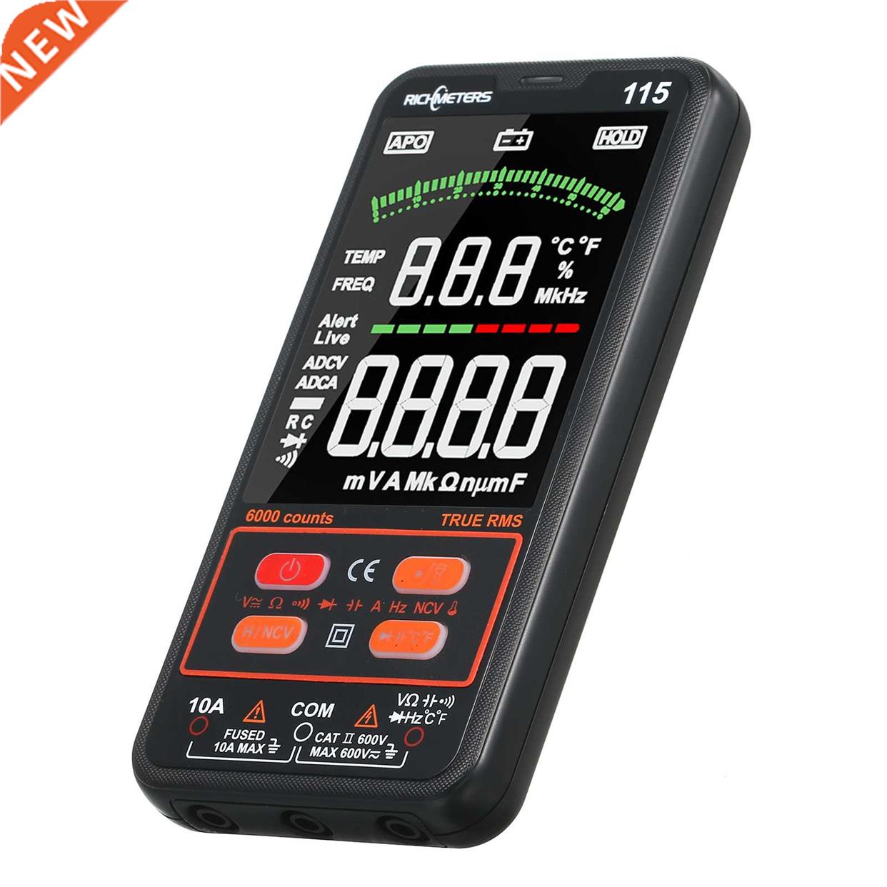RM115 Digital Multimeter 6000 Counts True RMS A C/DC