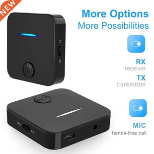 Bluetooth 5.0 Audio Receiver Transmitter 3.5mm AUX Jack Wire