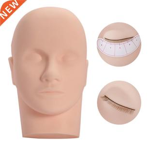 Massage Mannequin Head Flat Eye Facial Eyelash Eyelash Exte