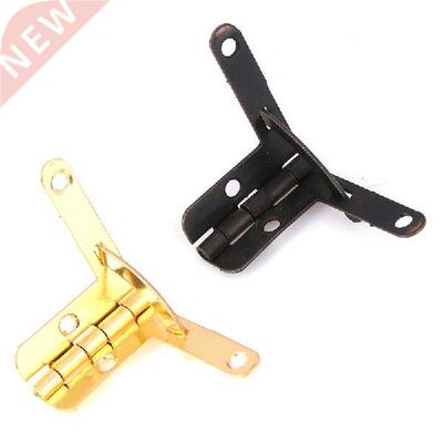 New 10pcs 90 Degree 22*28MM Angle Wooden Box Supports Hinge