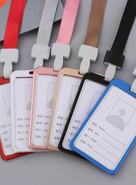 Aluminium Alloy Cd Holder Employee Name ID Cd Cover Meta