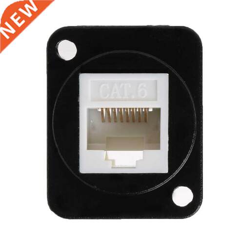 RJ45 Connector Panel Socket D Type Mounting CAT5E CAT6