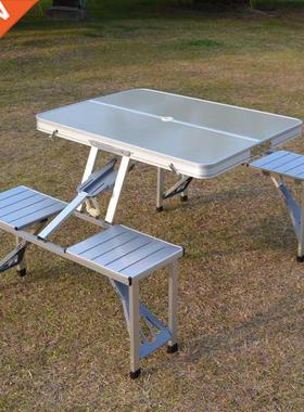 Outdoor Folding Table Chair Camping Aluminium Alloy Picnic T