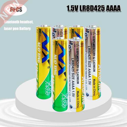 6PCS AAAA Battery 1.5V LR61 AM6 Alkaline Battery MN2500 E96