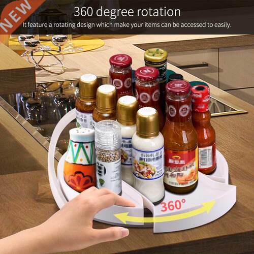 Multifunctional Rotating Rack Pull-Out Rotating Spice Holder
