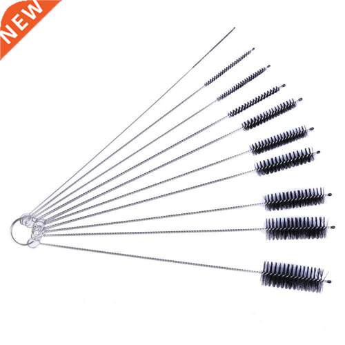 10PCS Nylon Brush Bottle Brushes Kit Pipe Bong Cleaner Glass
