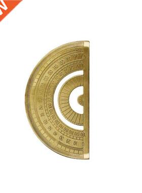 0-180 Degree Brass Copper Protractor Office & School Supplie