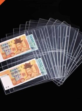 10Pcs Bnknote Pper Money lbum Currency Pges Trnsprent