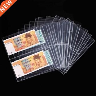10Pcs Bnknote Pper Money lbum Currency Pges Trnsprent
