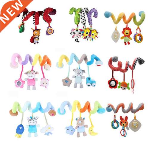Soft Baby Toys 0-12 Months Music Crib Stroller Hanging Spira
