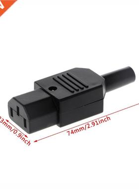 IEC 320 C13 Female Plug Rewirable Power Connector 3 Pin Sock