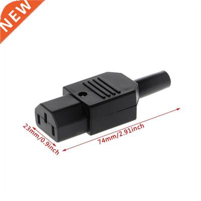 IEC 320 C13 Female Plug Rewirable Power Connector 3 Pin Sock