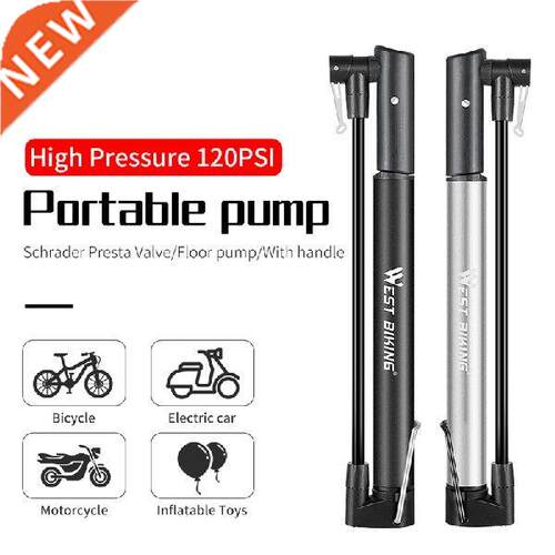 Portable Bicycle Pump High Pressure US-French Mouth Road