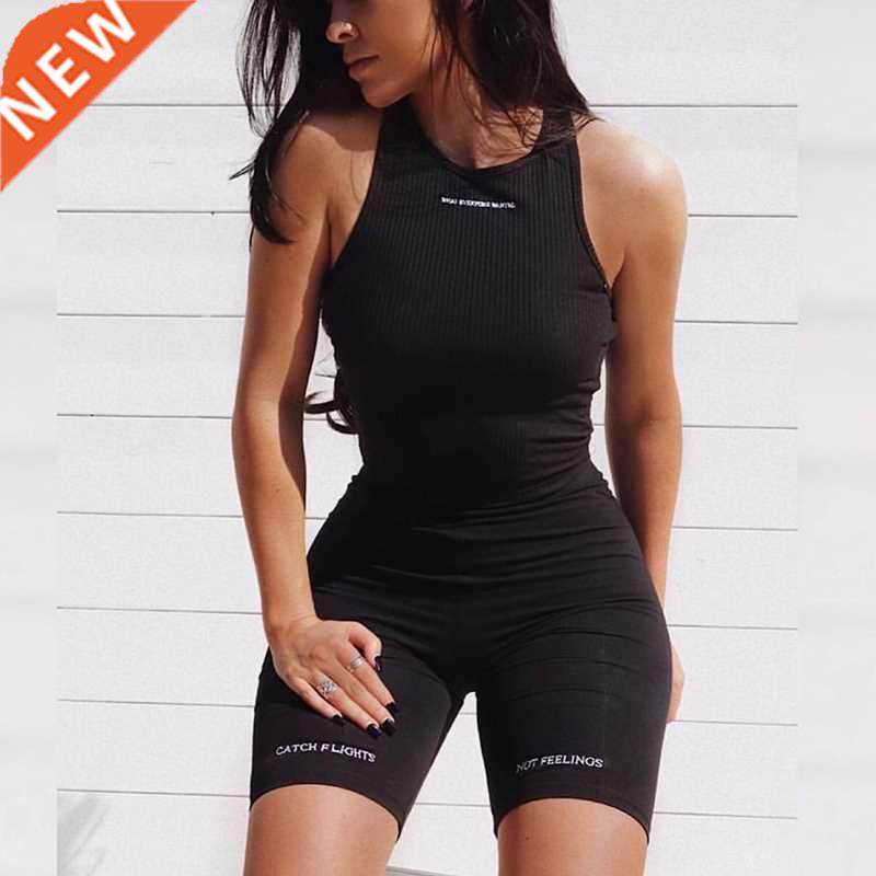 Summer biker shorts 2022 women elastic waist skinny fitness