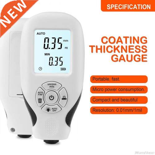HW300 Digital Coating Thickness Gauge 0.01mm 1mil Thickness