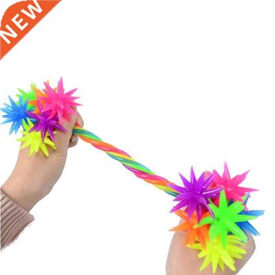 pcs TPR Elastic Double-headed Meteor Hammer Sress Reliever