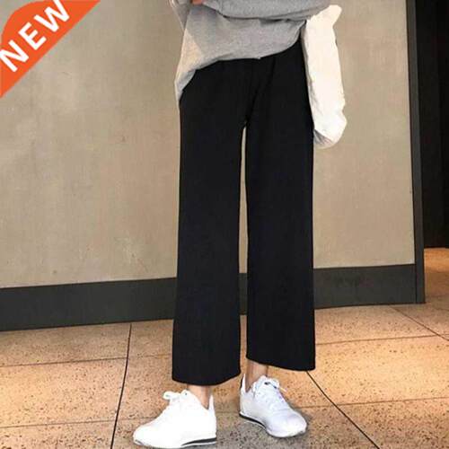 Women pants wid leg Baggy Sports Gray Pants Casual Joggers W