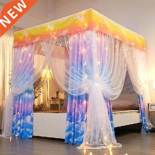 Foldable Bedroom Mosquto Net Double Bed Canopy Tent