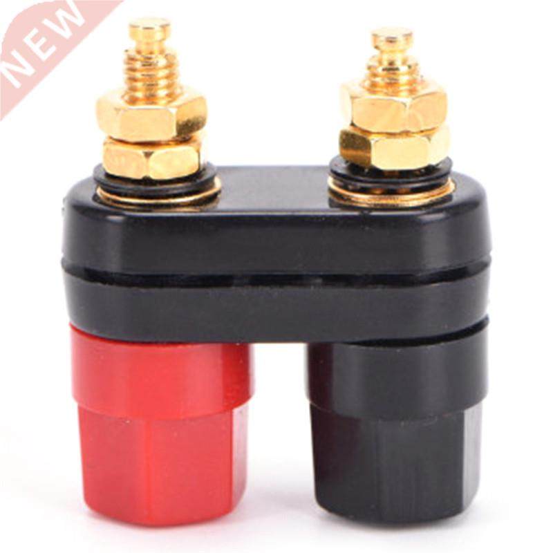 Red Connector Amplifier Terminal Binding Post Banana Speaker