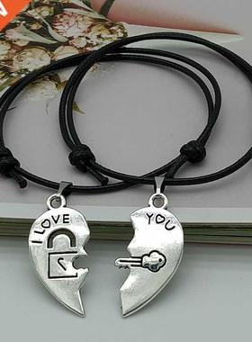 New Fashion Couple Bracelet Stitching Heart Bracelets Women