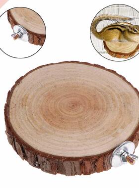 New Pet Parrot Bird Cage Perch Perches Platform Round