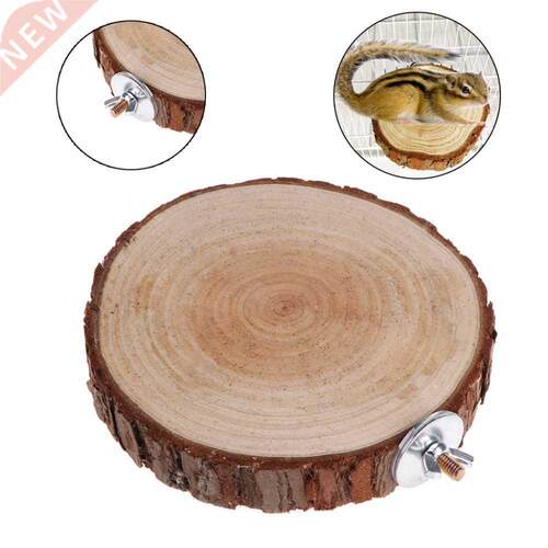 New Pet Parrot Bird Cage Perch Perches Platform Round