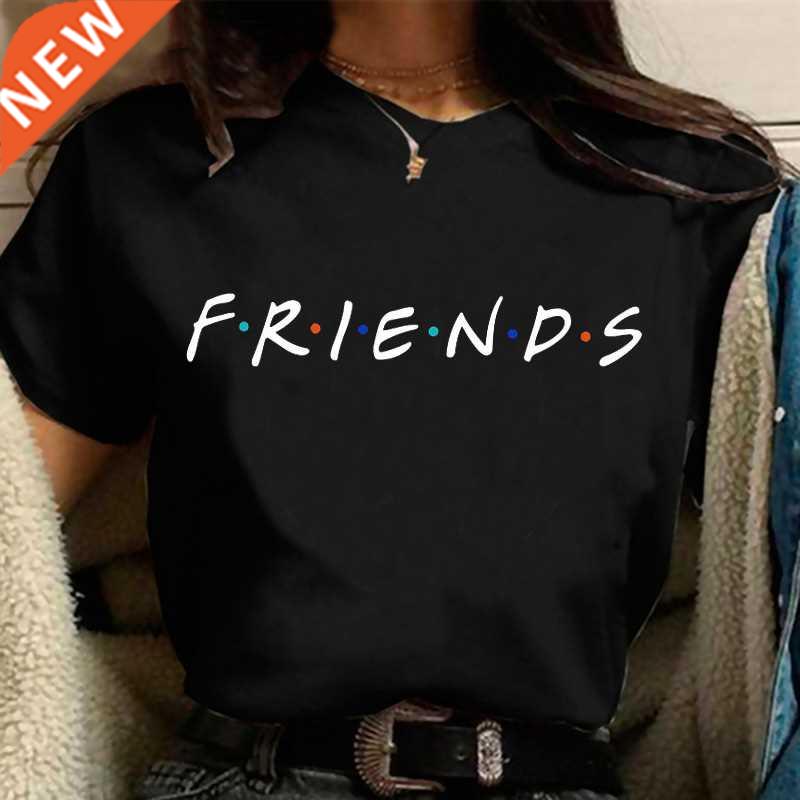 Fashion Friends Tv Show Funny Cartoon T Shirt Women Graphic