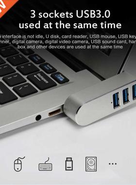 Rotatng USB Hub 4 Port Expander Adapter USB 3.0 Hub Mult