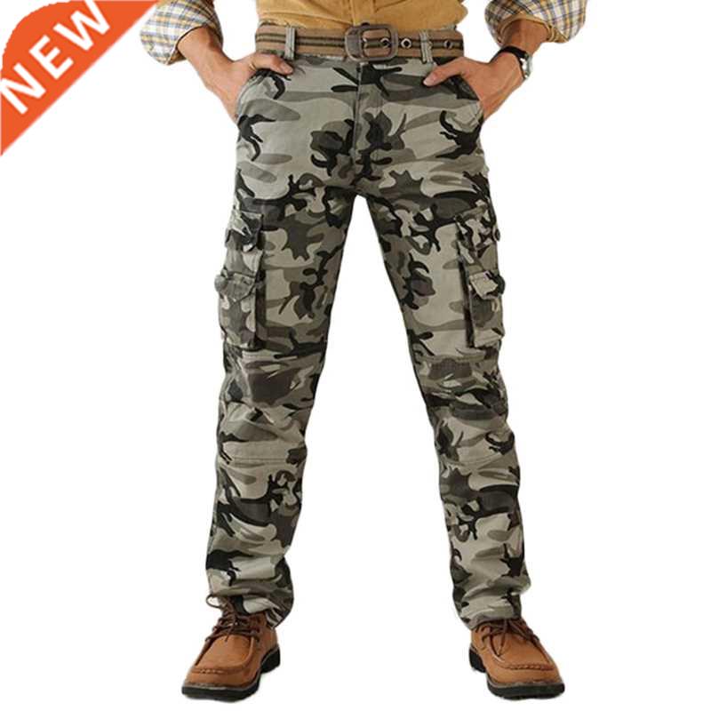 2022 men's cargo pants cotton high quality camouflage Jogger