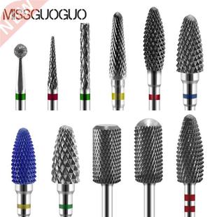 MISSGUOGUO Carbide Nail Drill Bits Rotary Milling Cutters f