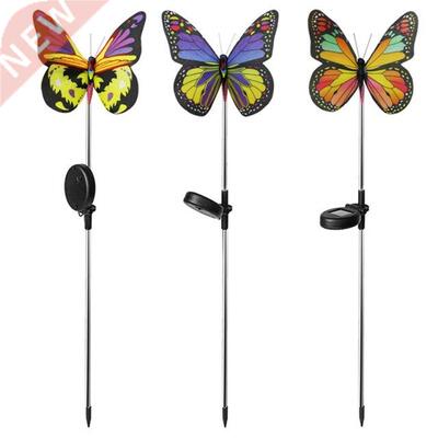 Outdoor Solar Garden Lights-3 Pack Solar Butterfly Decorativ