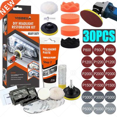 Car Headlights Repair Polishing Scratch Remove Restoration R