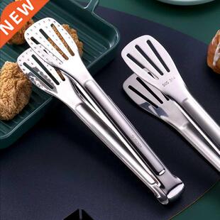 Stainless Steel Steak Clip BBQ Barbecue Salad Serving Tongs
