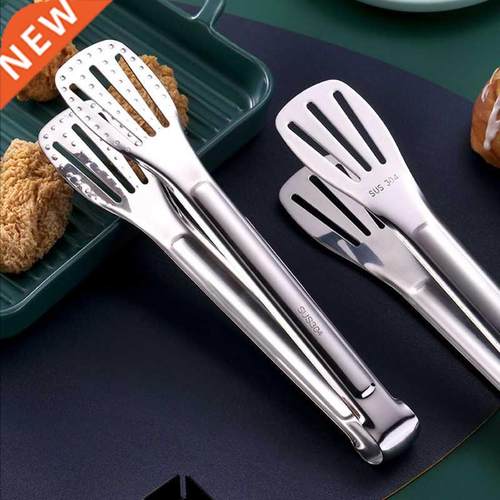 Stainless Steel Steak Clip BBQ Barbecue Salad Serving Tongs
