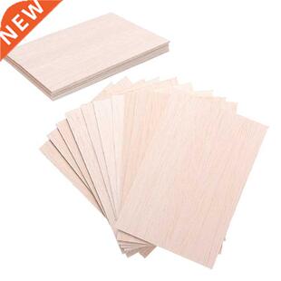 15 Pack Unfinished Wood Sheets,Balsa Wood Thin Wood Board