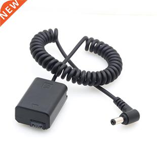 NP-FW50 Dummy Battery Pack Coupler with DC Male Connector fo