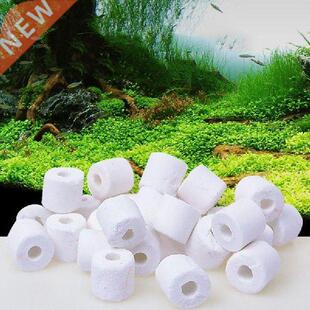 100g Aquarium Fish tank Filter Media Ceramic Ring For