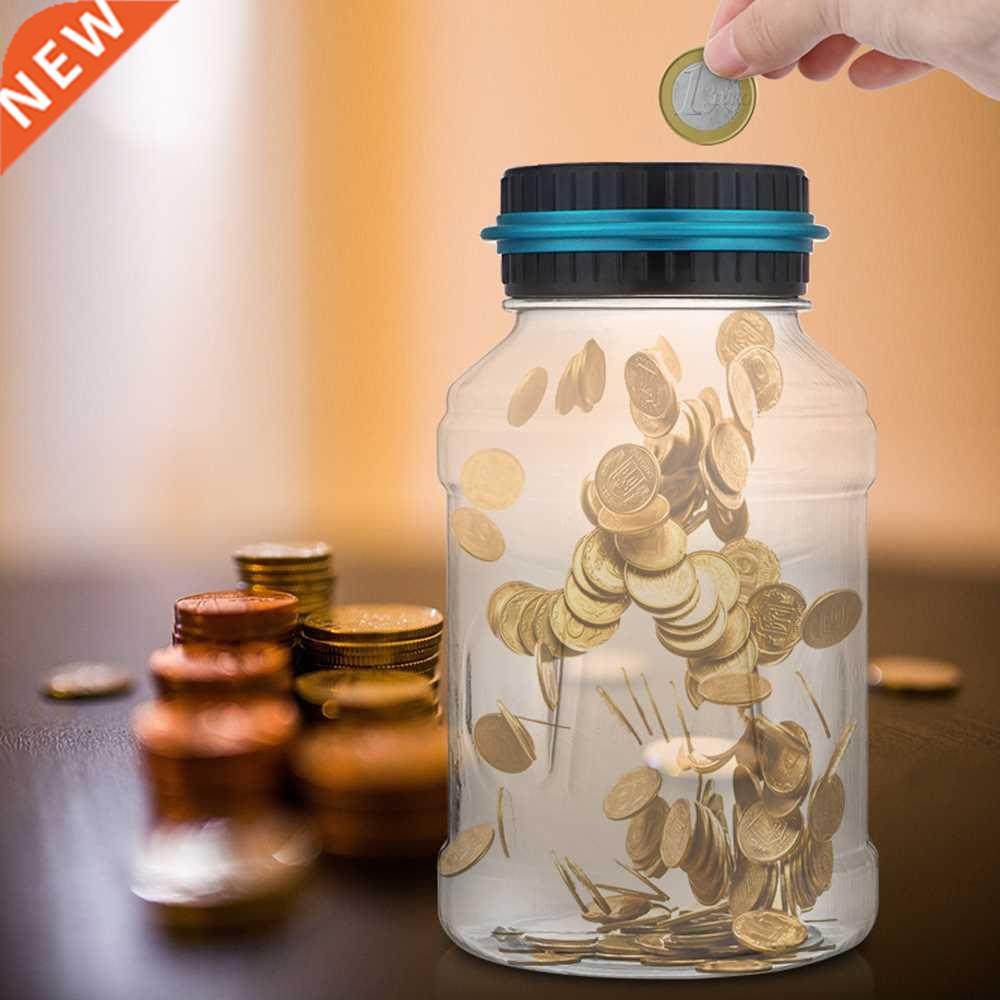 Creative Piggy Bank Counter Coin Electronic Digital LCD