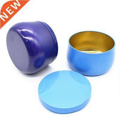 Round Tinplate Storage Tins For  Scented Candle Metal