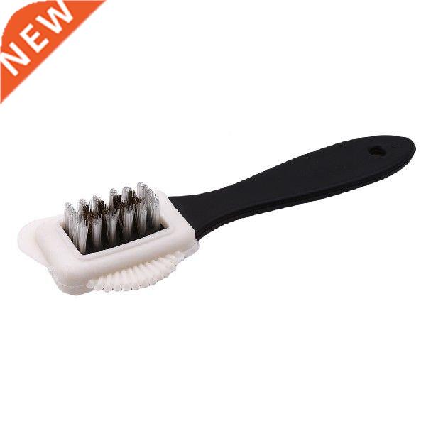 1 PCS Multifunction 3 Side Shoe Cleaning Brush Suede Nubuck