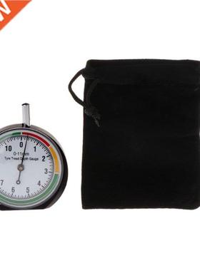 Car Wheel Tire Pressure Tread Depth Gauge Meter Pointer Indi