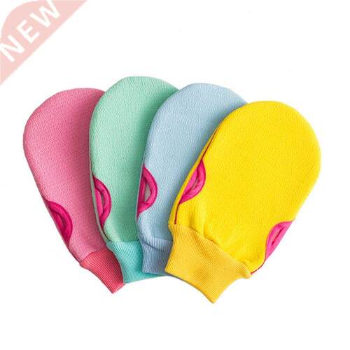 1Pc Shower Spa Exfoliator Two-sided Bath Glove Soft Body Cle