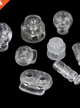 10pcs Cord Lock Plastic Stopper Cord Ends Toggles Clip Buckl