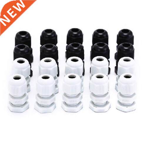 10pcs/lot IP68 M12 for mm-6.5mm Cable CE Waterproof Nylon