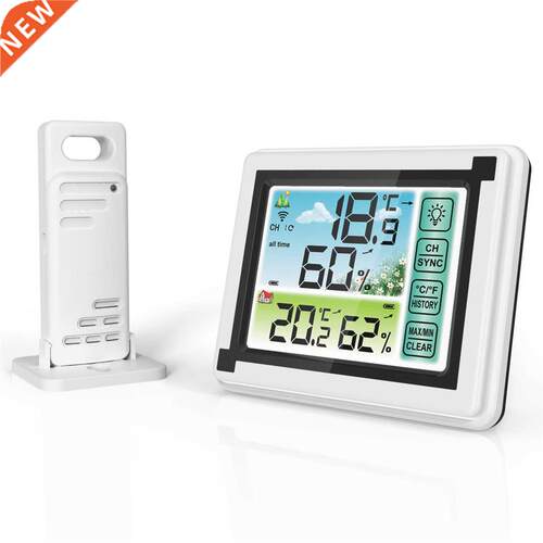 Weather Station Indoor Outdoor Wireless Digital Thermohygrom