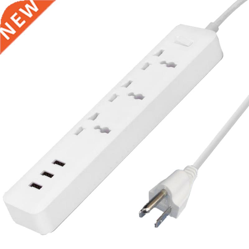 3 Outlet Adapter Fast Charging Power Strip Universal with 3U